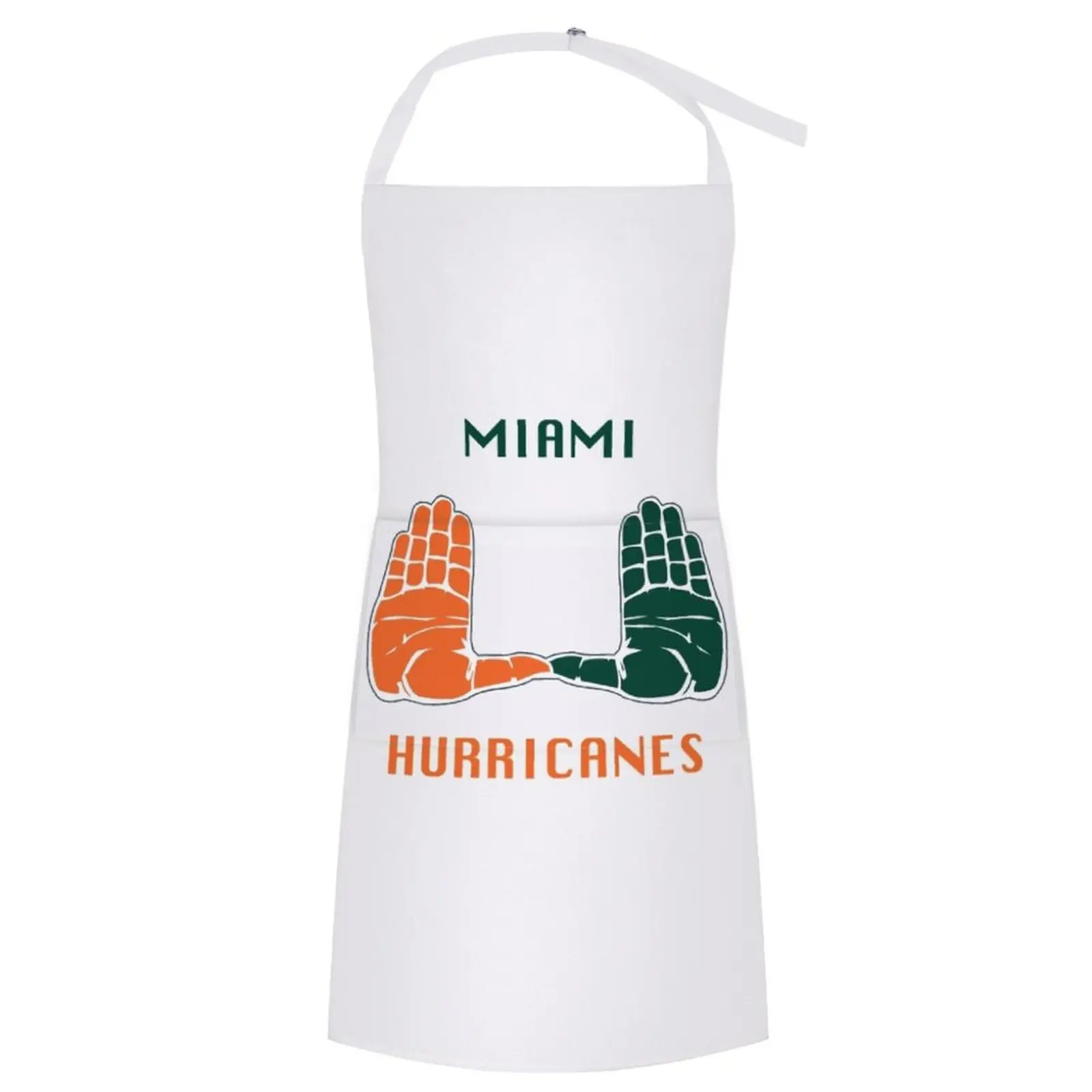 

Miami Hurricanes | Perfect Gift Apron Kitchen Supplies Kitchen Household Items