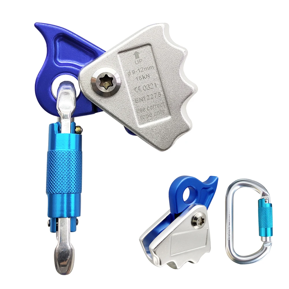 thumbnail image 2 of Carabiner Lock Self-locking Rope Grab Mountain Climbing Locking 2 of 12