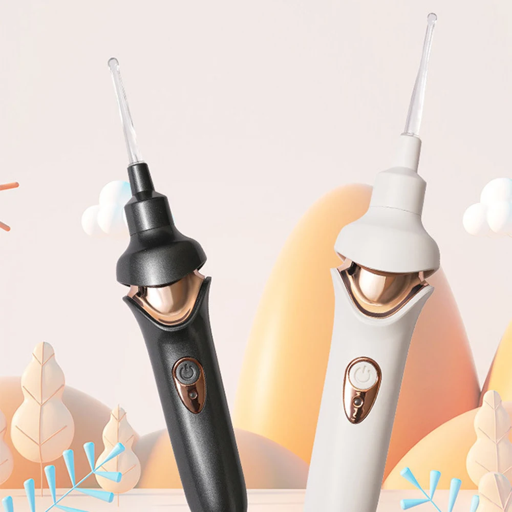 Painless Ear Cleaning Tool for Whole Family with LED Light Earwax Spoons for Kids and Adults Soft Safe Perfect Wax Remover