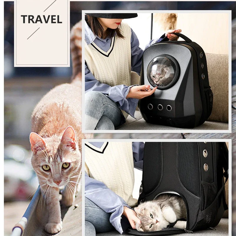 Breathable Portable Cat Backpack Capsule Cat Bag for Cat Dog Pet Travel