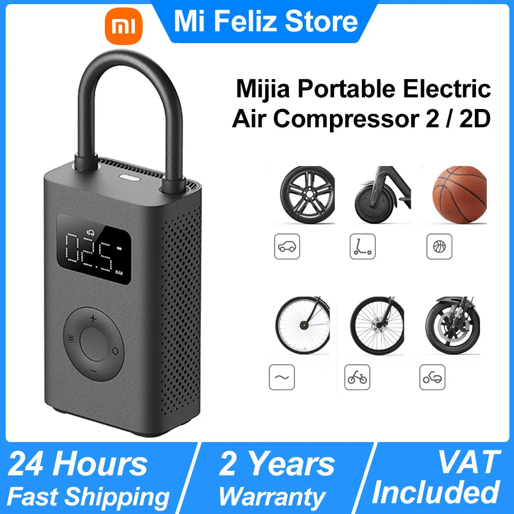 Xiaomi Mijia Portable Electric Air Compressor 2/2D, Air Pump