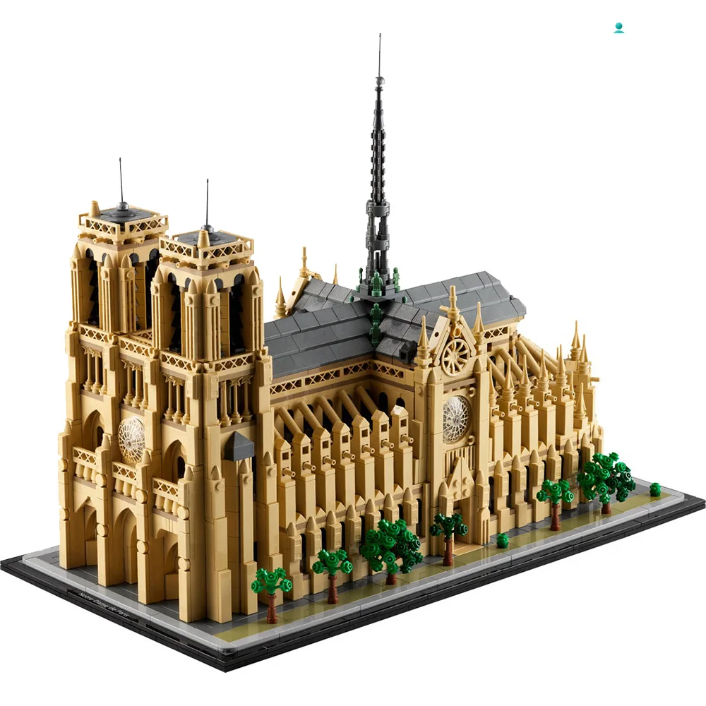 Notre-Dame de Paris Architectural Model Kit 21061 Collectible Building blocks Set for Adults Gift Idea for Lovers of History 2