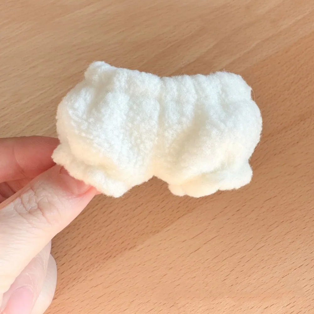 Macaron Outfit Doll Clothes Cotton Stuffed Doll Doll Dress Up Accessory Fur Cloak Coat Checkered Cloak for 10~15cm Doll