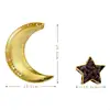L9NB Eid Mubarak Moon Star Serving Tray Tableware Dessert Storage Container Ramadan Muslim Islamic Party Supply 6
