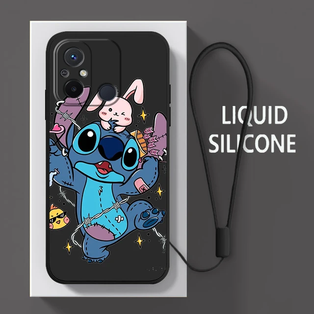 Capa de telefone bonito de anime dos desenhos animados Lilo Stitch para  Xiaomi Redmi Note 11 10 9 8 Pro 9S 10S 11S 9A 9C NFC 9T 10A 10C 8A -  AliExpress