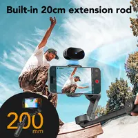 AOCHUAN Smart X2 Ai Handheld Gimbal Stabilizer Built in Extension Rod Equipped with LED display Smartphone Gimbal Stabilizer - Image 2