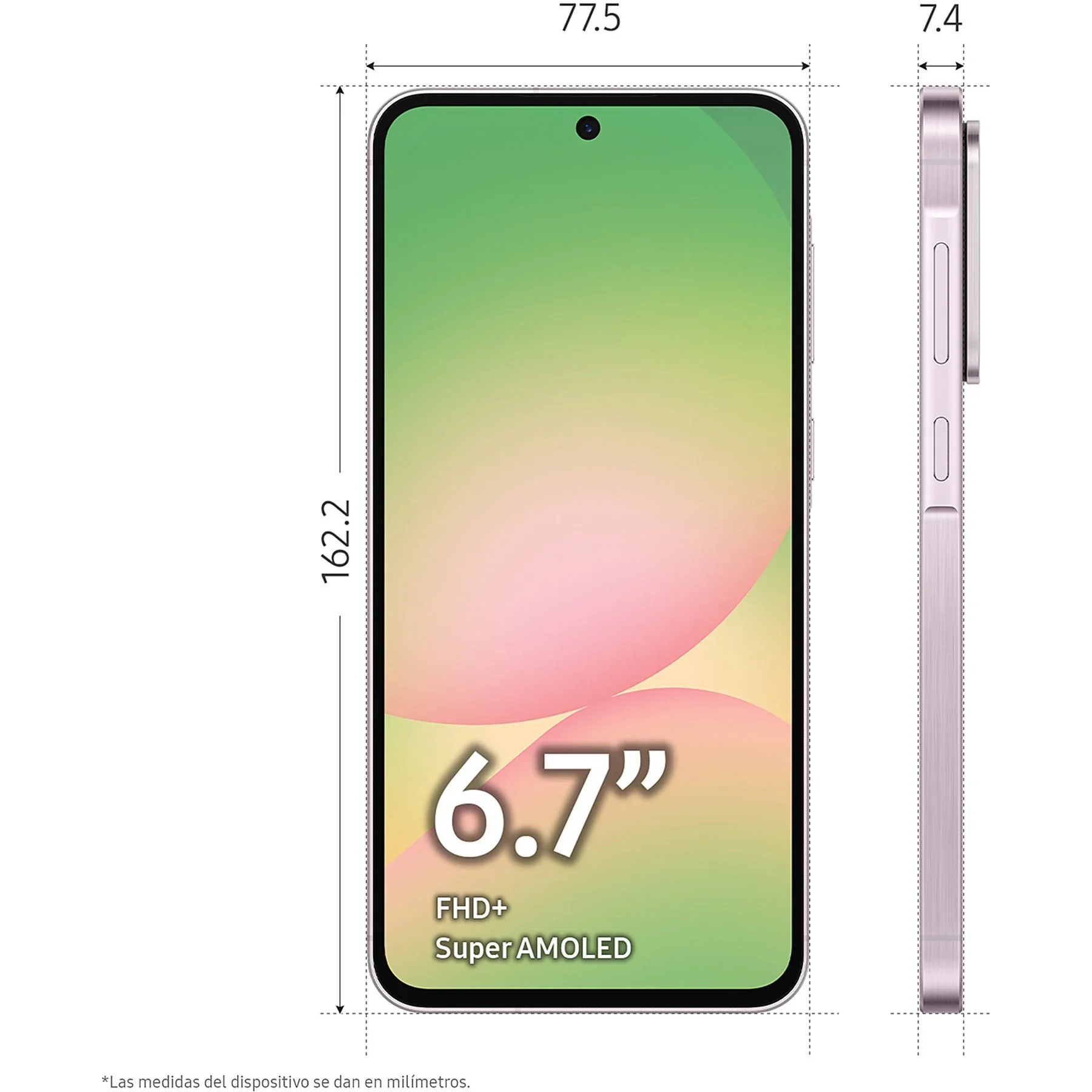 Smartphone Samsung Galaxy A56 5G | 8 GB di RAM 128 GB/256 GB | 6,7" Super AMOLED 120 Hz | Fotocamera da 50 MP + 12 MP + 5 MP | Android 15 | Batteria da 5000 mAh | Ricarica rapida 45 W | Doppia SIM/eSIM | - immagine 5
