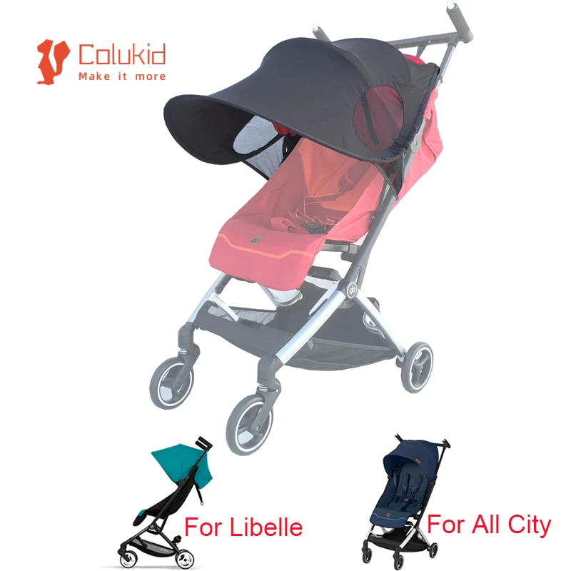 1:1 Tailor-made Baby Stroller Accessories Sun shade Sun Visor Extend Canopy Cover for Cybex Libelle and gb POCKIT+ All City Baby Strollers comfotable