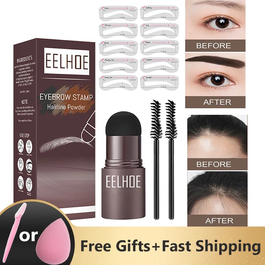 EyeBrow2023OneStepEyebrowStampShapingKitSetWaterproofWomen