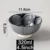 Japanese and Wind 4.5-inch Rice Bowl Ceramic Unglazed Anti-scalding Bowl European Simple Household Soup Bowl  High-legged 23
