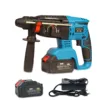 18V Cordless Electric Impact Drill  SDS Plus Electric Hammer Multifunctional Rotary Electric Pick 26mm for Makita 18V Battery 1
