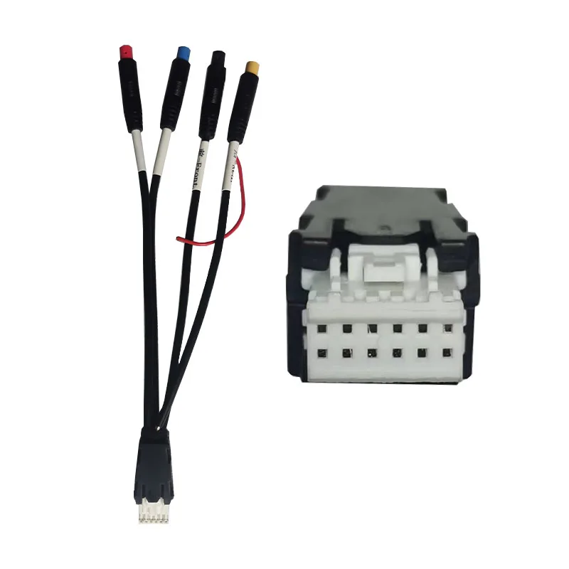 12pin plug for 360 panoramic Android radio system Suitable for Android multimedia models with built-in 360&deg;VIEW APP 360 panoramic camera 360 degree camera