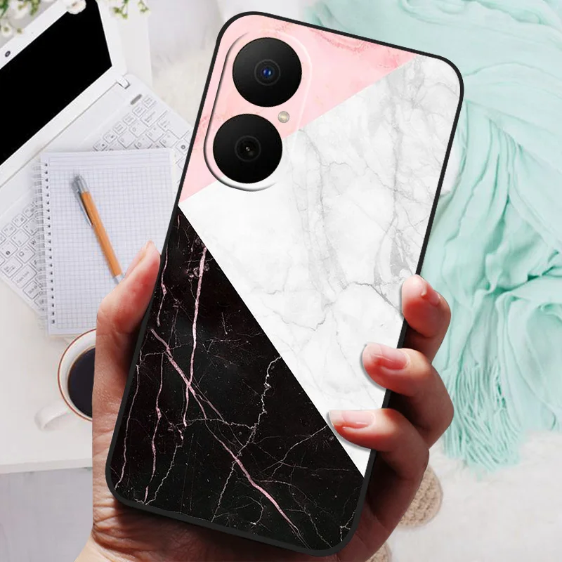 Silicon Back Cover Phone Case with Soft Bumper - Durable and Stylish Coque