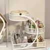 1pc Varnished Metal Cosmetic Organizer - Lightweight, No-Installation Makeup Storage Rack | Modern Vanity Countertop Shelf 6
