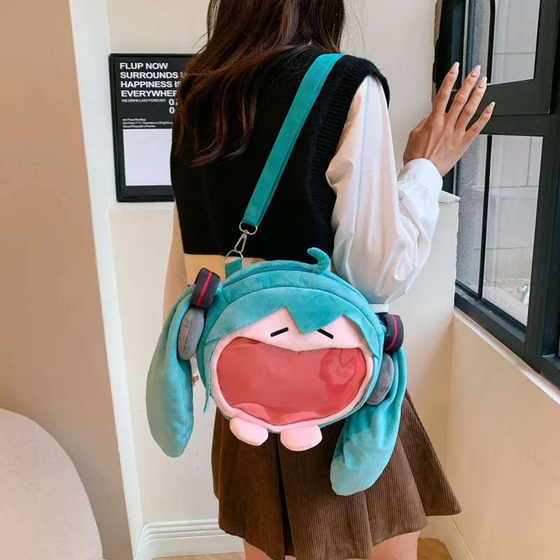 Adorable Cartoon Character Shoulder Bag - Large Capacity, Fashionable & Versatile Anime-Inspired Backpack