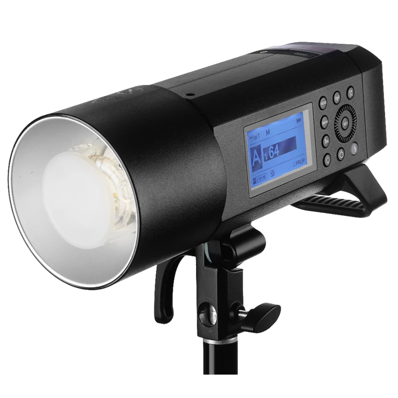 Godox AD400 Pro WITSTRO All-in-One Outdoor Flash AD400Pro Li-on Battery TTL HSS with Built-in 2.4G Wireless X System 6