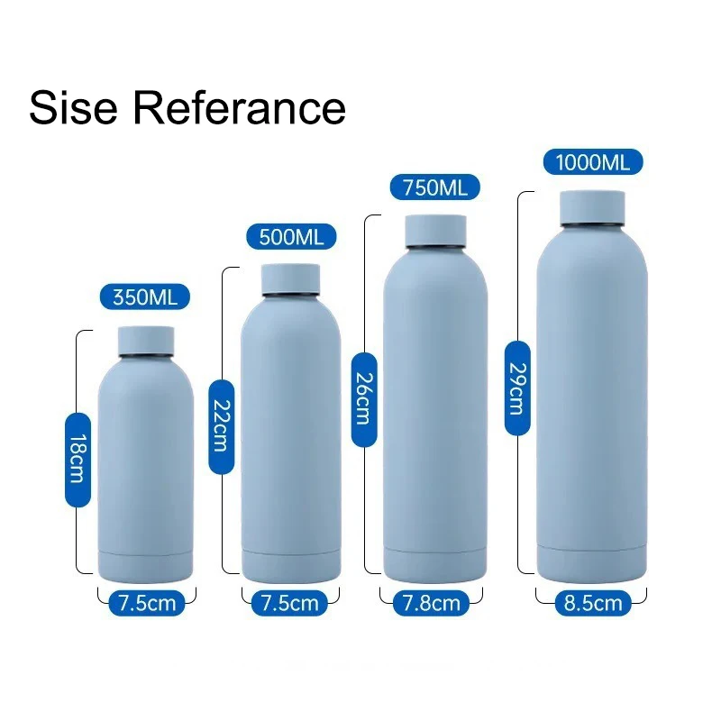 Custom Logo Large Vacuum Flask Stainless Steel Portable Thermos Outdoor Sports Water Bottle Travel Mug 500/750ml_voghion.com