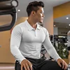 Dry Fit Compression Shirt Men Rashgard Fitness Long Sleeves Running Shirt Men Gym T Shirt Football Jersey Sportswear Sport Tight 5