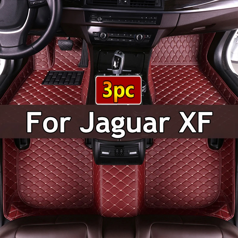 

Car Floor Mats For Jaguar XF X260 2016~2022 Carpet Rugs Durable Leather Mat Anti Dirty Pads Auto Interior Parts Car Accessories