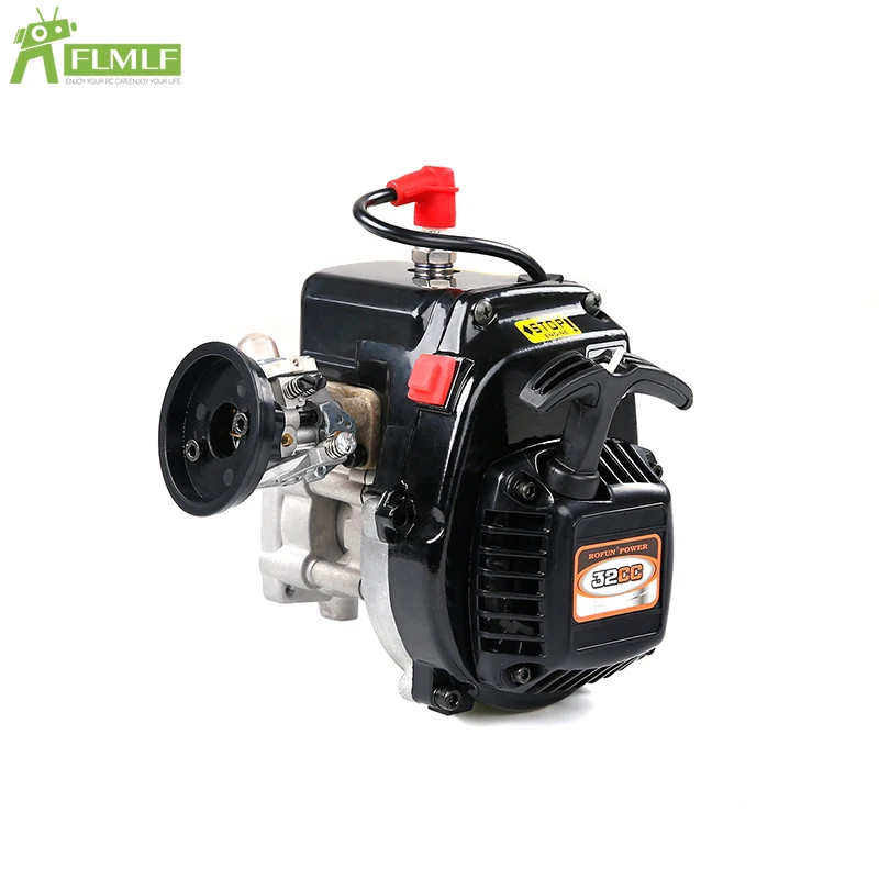 Motore A 4 Bulloni 32Cc Con Carb Cinese E Candela Adatta Per 1/5 Hpi Rovan Km Baja Losi 5Ive T Fg Bulb Ed Redcat