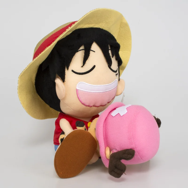 

30 см цельная мультяшная Обезьяна D. Luffy Hold Tony чоппера плюшевая игрушка кукла аниме действие мягкие подушки плюши детские подарки