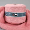 1Kg per Roll Mink Yarn 1000g+400g Winter Soft Long Hair Angola Rabbits Yarns Fluffy With Thread Hand Knitting Women Scarf 3