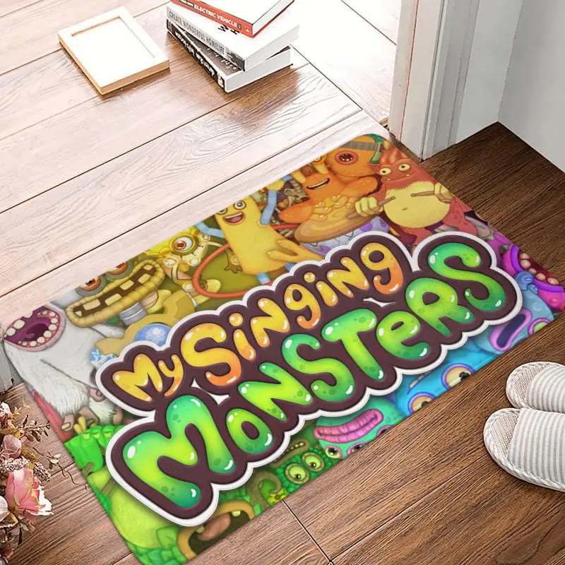 

Мой Поющие Монстры входной коврик входной двери наружный мультяшный аниме игровой кухонный коврик для ванной коврик для спальни ковер