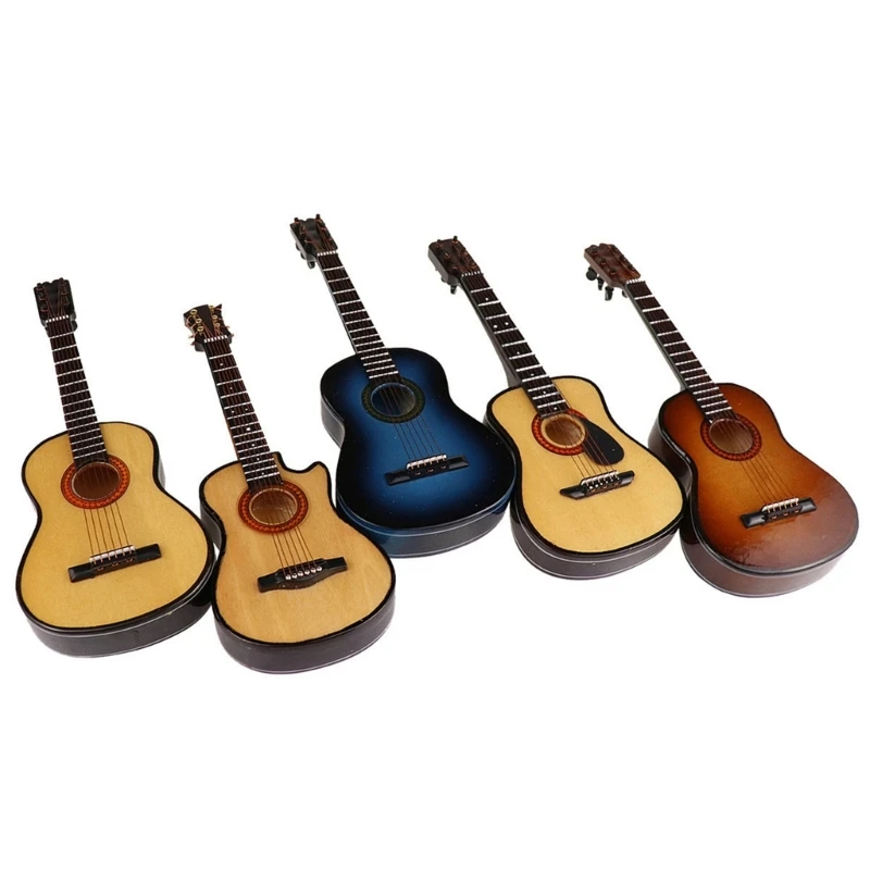 

Photography Props Mini Guitar Musical Instrument for Newborn Baby Birthday Gift 0