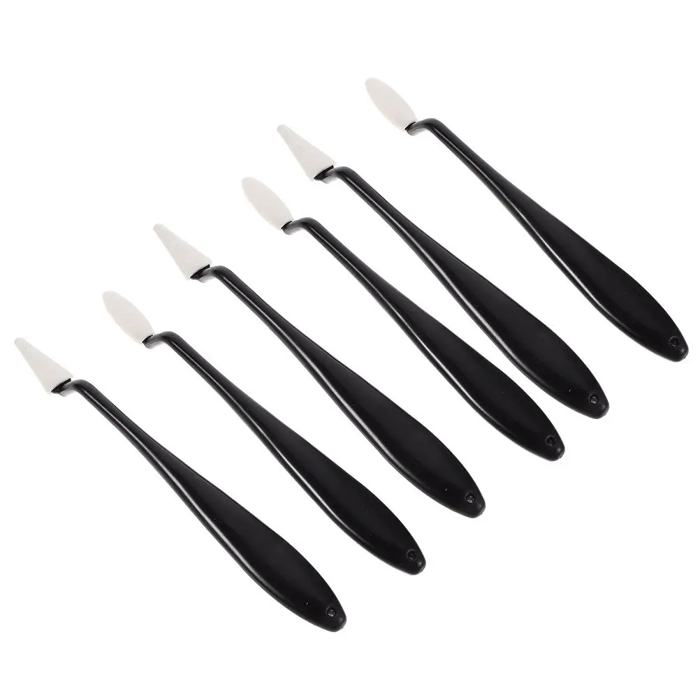 6Pcs 스케치 와이프 스폰지 패드 아트 블렌더 세트 부드러운 손잡이 간편한 설치 예술가를 위한 부드럽고 유연한 지우개 드로잉 스케치 도구