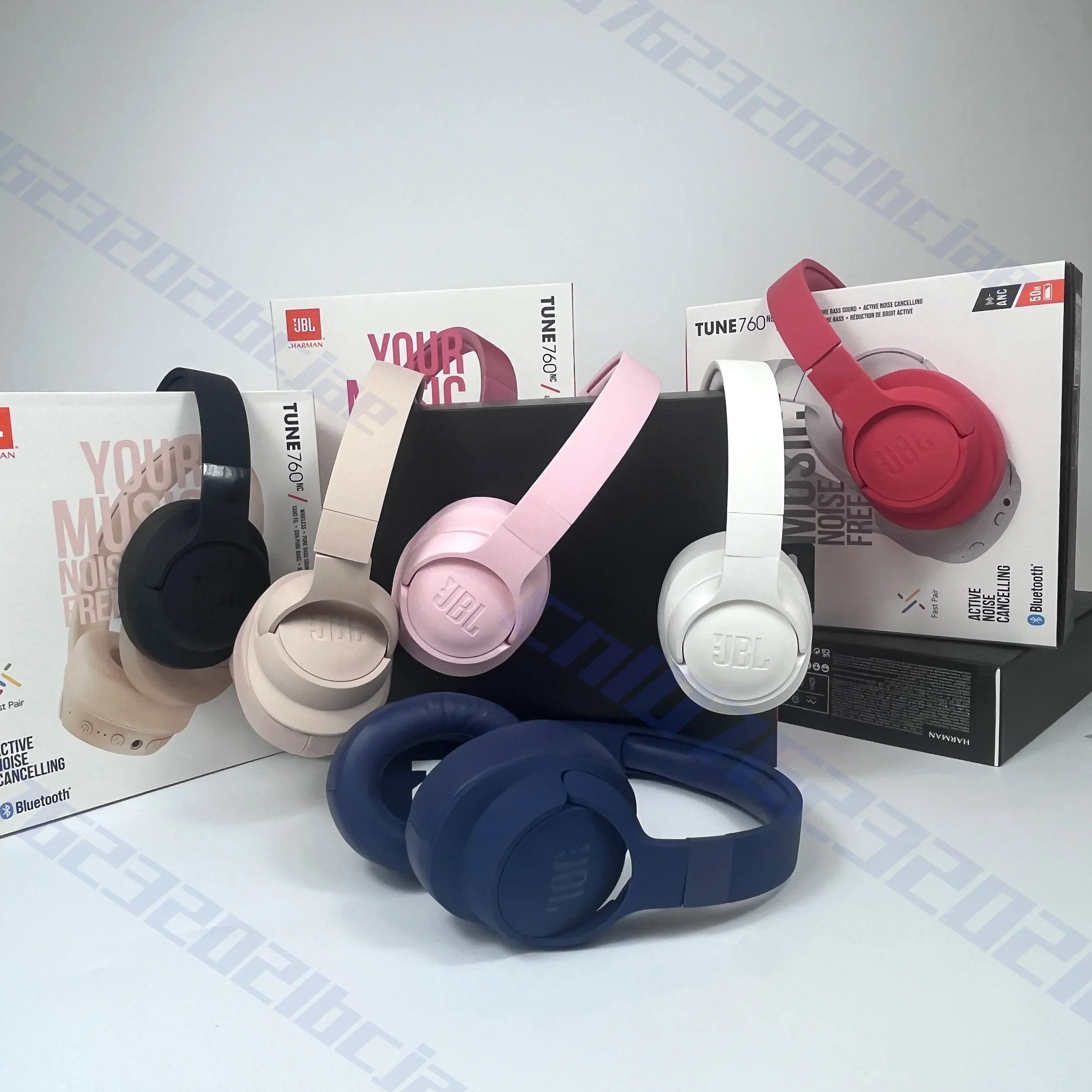 Wireless Headphone Original JBL Tune 760NC Active Noise Cancellation Gaming with Mic Bluetooth