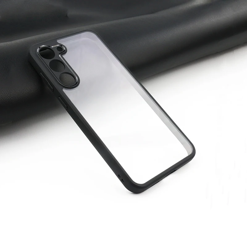 Shockproof TPU Case with Transparent Back Cover and Black Edging
