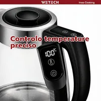 Nouvelle Bouilloire Électrique 2026 0,5 L en Acier Inoxydable, Chauffe-Eau avec Arrêt Automatique et Fonction Maintien au Chaud, Sans BPA, en Plastique, pour Cuisine et Bureau 2