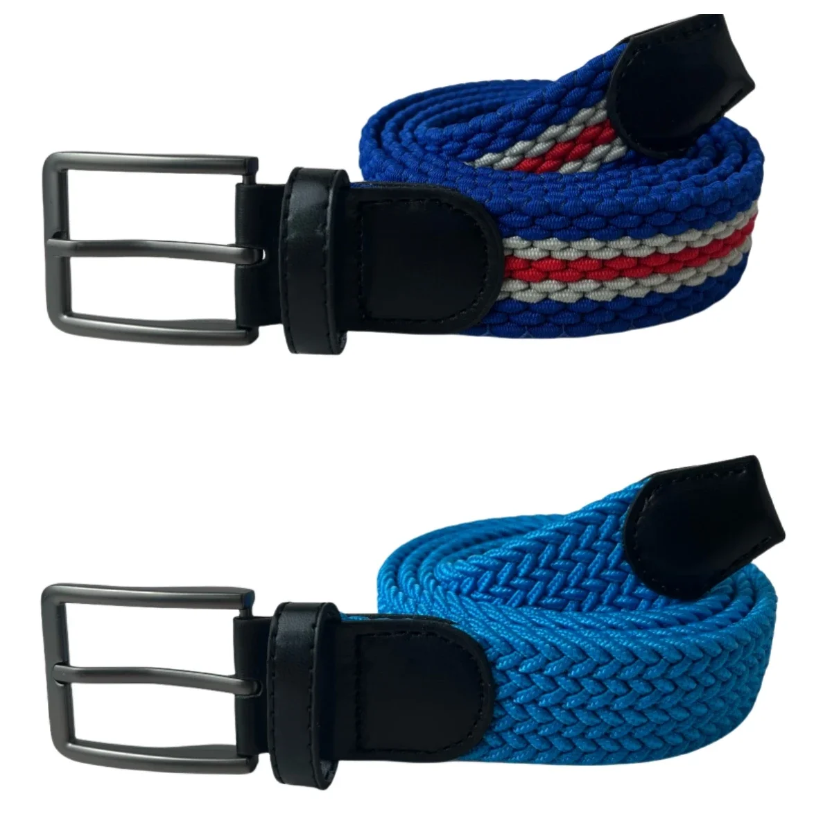 Men Belt Braided Elastic Belt for Men and Women Woven Canvas Belt Stretchy Comfort fit for Jeans  and Pants