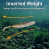 5/10pcs Fishing Weighted Worm Hooks Swimbait Bass Worm Hook for Soft Plastics Lures Jig Head Hooks Freshwater Saltwater 4g 5g 8g 5