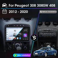 Android Auto Carplay pour Peugeot 308 308SW 2007-2015 408 2012-2020 autoradio multimédia automobile système Intelligent unité principale 2