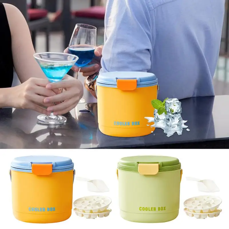 thumbnail image 2 of Triple-Insulated Ice Bucket With Lid - Portable Wine Cooler That Keeps Ice Cold 12-24 Hours 2 of 11