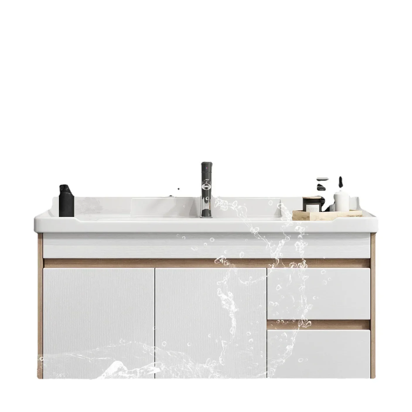*Modern Bathroom Cabinet Vanity Ceramic Washbasin Locker Accessories Bathroom Cabinet Toilet Home Furniture