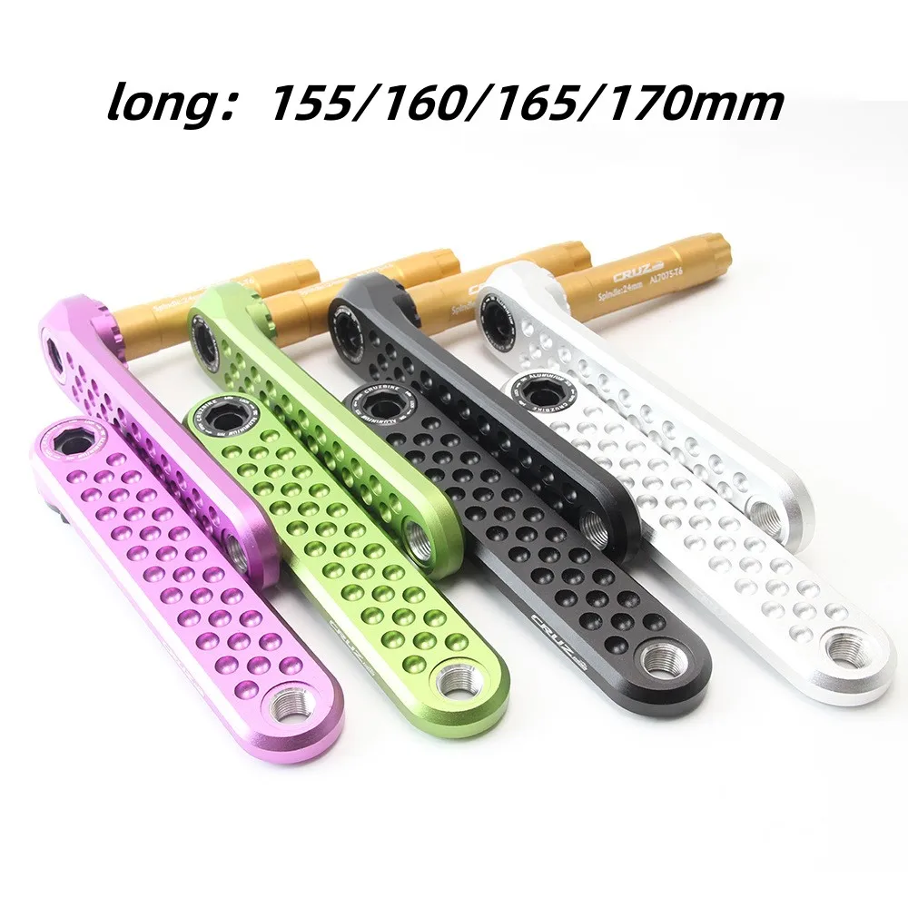 Road bike crank 155mm 160mm 165mm 170mm 7075 ultra-light aluminum
