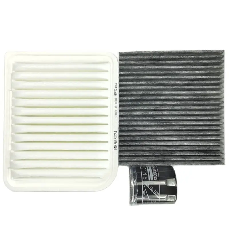 

set filter for 2013-2015 MITSUBISHI outlander air filter+ cabin air filter+ oil filter MR968274 27277-4M400 MD135737