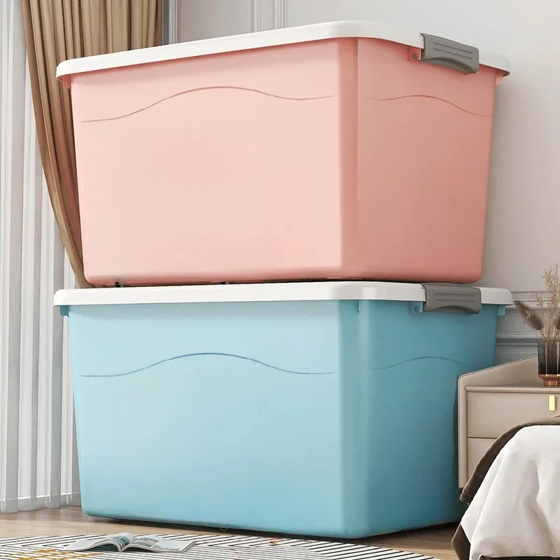 Extra Large Capaci Thiened Storage Box Seasonal Moving Home with Wheels Impact Resistant Organizing Box Fly Storage So...