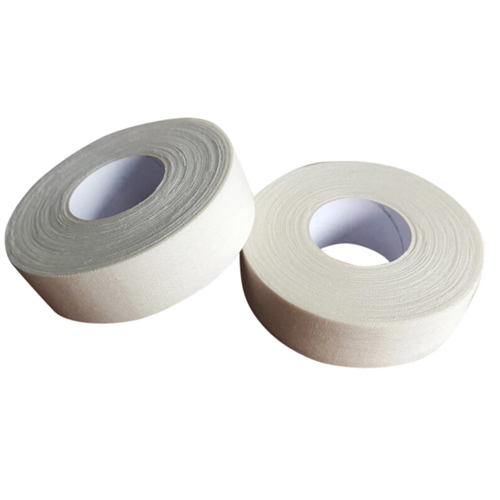 2 Pcs Hockey Tape Games Athletic White Stick Wrapper Cotton Sticky Adhesive