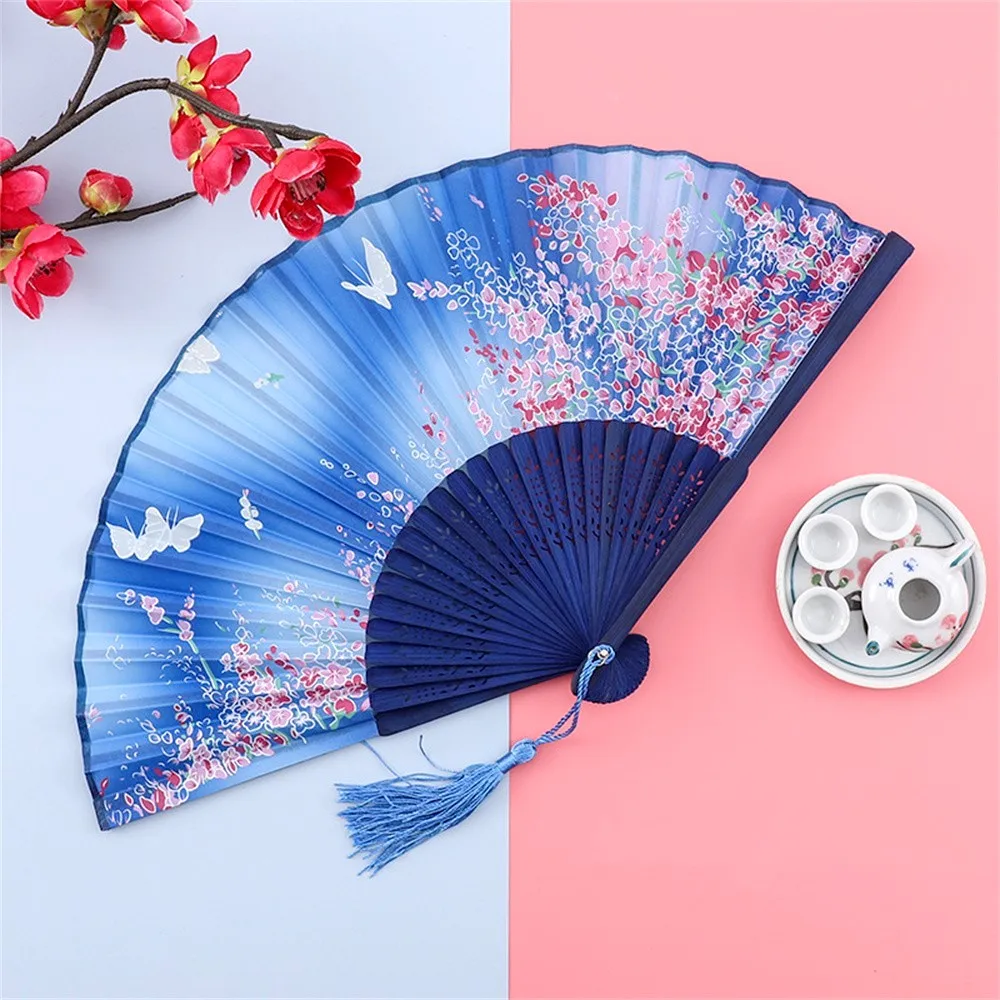 Vintage Silk Folding Fan 4