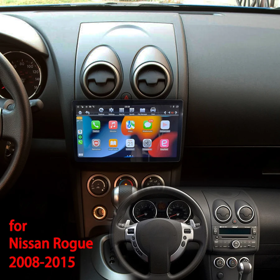 128 ГБ Android 12 радио 2Din для Nissan Rogue 2009 - 2015 GPS-навигация стерео автомобильный