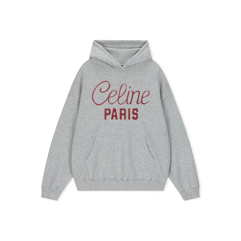 Light Luxury Fleece Sweatshirt Comfortable Breathable Women's Crew Neck Pullover Long Sleeve Letter Print Sweatshirt Neutral Top