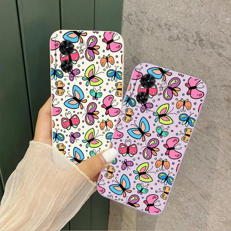 Charming Butterfly Silicone Phone Case - Stylish Protection
