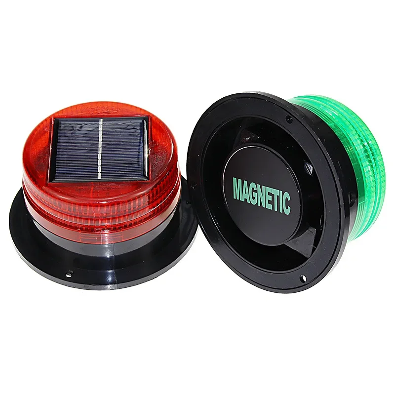Magnetic Car Roof Blinking Light High-light Energy Efficient Night LED Solar Warning Light led warning light Emergency Signal Automatic Sensor