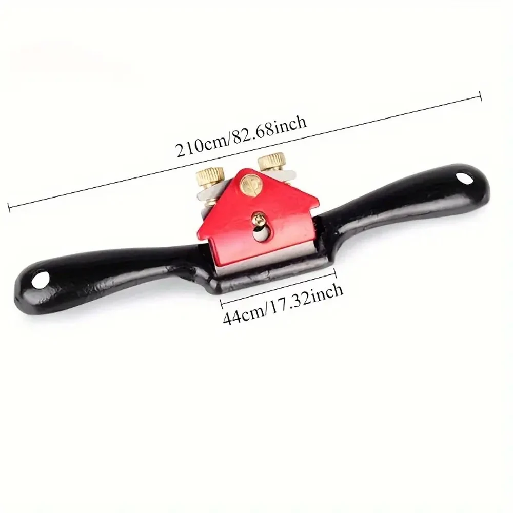 9" Woodworking Hand Tools Wood Trimming Tool Hand Planer Screw Planer Shave Wood Cutting Edge Adjustable Hand-Operated Woodworking Carpenter DIY Model Making