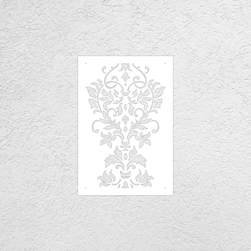 gesso para pintar decorativas damasco putty luxo retro vintage s394 35 65cm 01