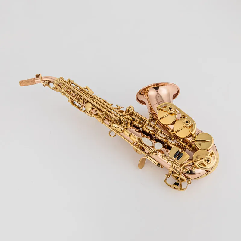 

New Professional SC-9937 Bb Soprano Saxophone Silver Plated A golden key Brass Professional Woodwind Instrument B Flat Sax