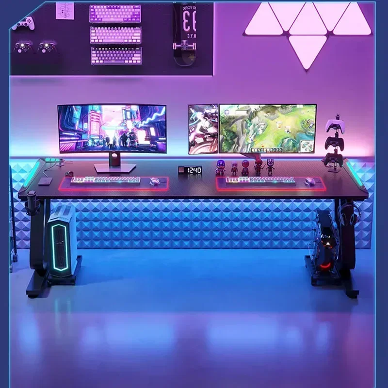Gaming Setup Accessories Pc Cabinet Monitor Shelf Bureau De Travail Motion Desk Standing Adjustable Height Simple Computer Desks